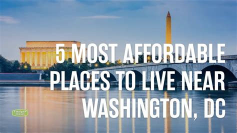 cheapest areas to live washington dc